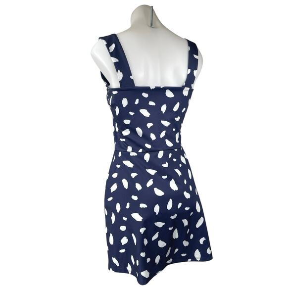Reformation Daria Ecomove Blue Sleeveless Mini A-line Active Tennis Tank Dress M - Picture 2 of 5